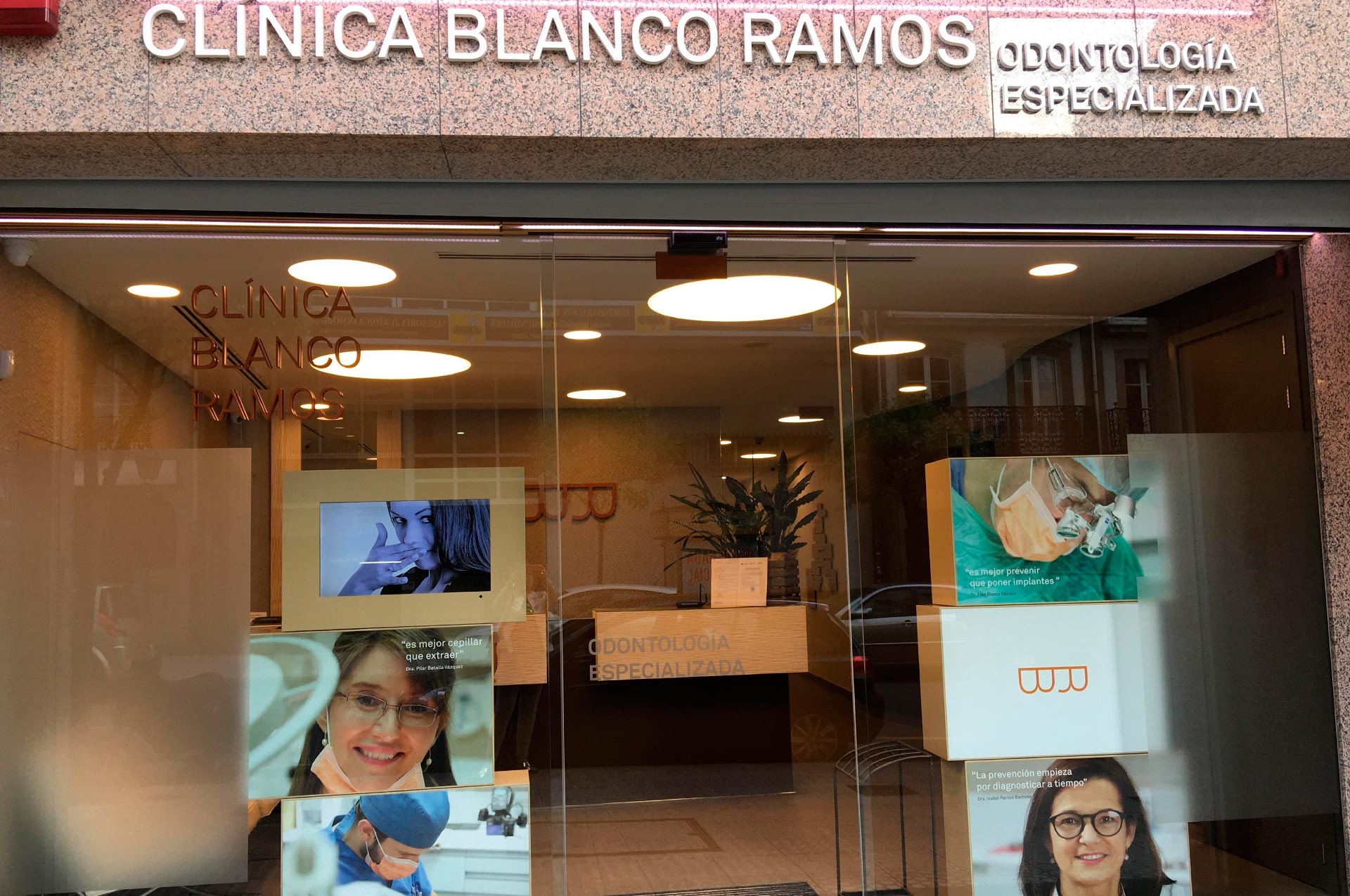 Entrada clinica Blanco Ramos